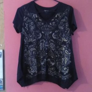 Blue women's blouse